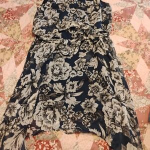 Floral High-Low Dress